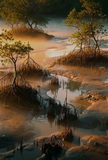 Trees That Walk?! 😱 How Mangroves Slowly Crawl Across Mud | Nature Explained