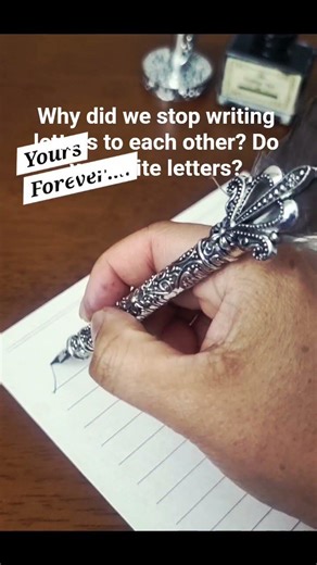 When did we stop writing letters to each other? Do you write letters now? let me know!