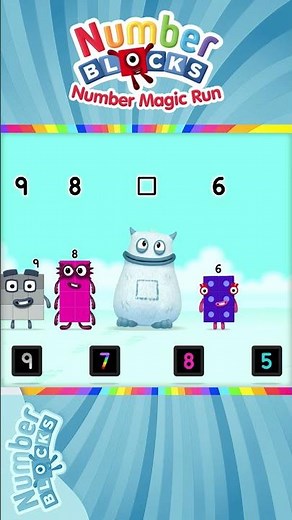 Numberblocks 7 Number Magic Run - Meet the Number Seven in Caves | CBeebies Go Explore Games