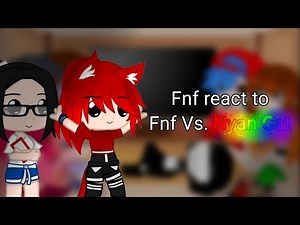 ||Fnf react to Fnf Vs. Nyan Cat||(Flip Yesh)||