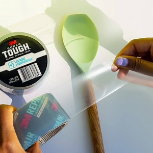 3.8K views · 86 reactions | Looking for a way to repair fabrics, vinyl, plastic, glass, and more? Check out this 3M Clear Repair Tape! The flexible design stretches and conforms for a tight seal, plus its water and UV resistant for long-lasting performance  Available at Lowe's | PINCHme | Facebook