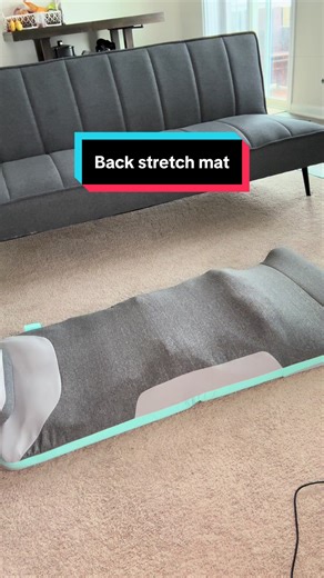 Homedics air compression back stretch mat #backpain #backtension #backpainrelief #massager