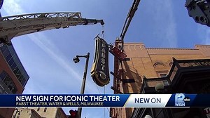 Sign of a new era: Pabst Theater installs new blade sign