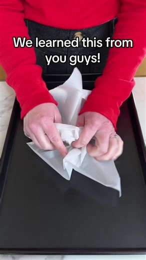 Easy Parchment Paper Hack for Kitchen Organization