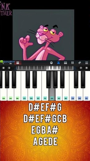 Pink Panther Theme | Easy Piano Tutorial