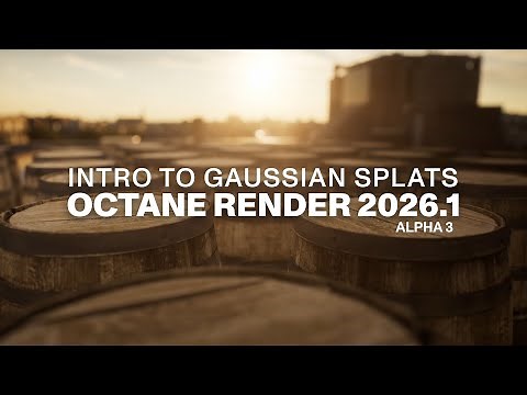 Intro to Gaussian Splats in Octane 2026.1 Alpha