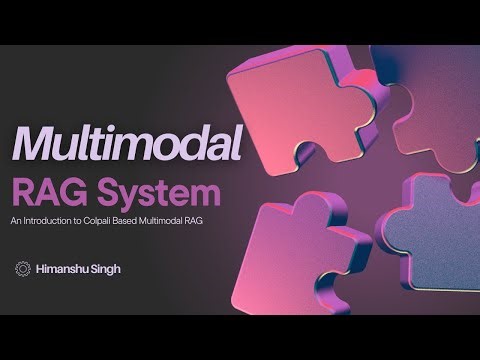 Multimodal RAG Systems: An Introduction to Multi-Modal RAG with Colpali #multimodal #rag #genai