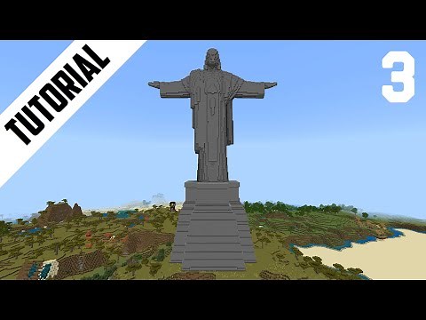 Minecraft: How to Build Christ the Redeemer Statue 2b2t (Step By Step) Part 3