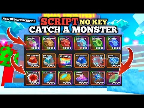 SCRIPT CATCH A MONSTER ROBLOX | CATCH A MONSTER SCRIPT | SCRIPT NO KEY CATCH A MONSTER ROBLOX