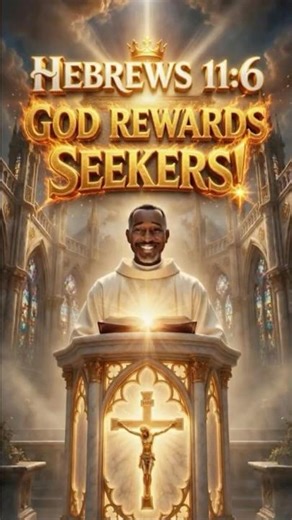 ✝️ Hebrews 11:6 | God Rewards Those Who Seek Him | Daily Faith Bible Verse ✨🙏