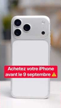 Buy your iPhone before September 9th ⚠️ #apple #iphone #smartphone #iphone18 #tech