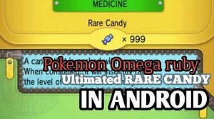 Pokemon omega ruby unlimited rare candy cheat