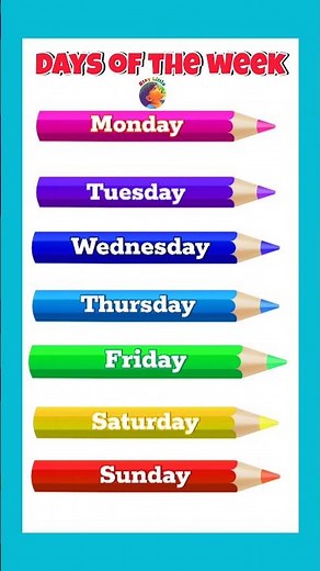 Week days learning song || weekdays name in english || staylittle channel