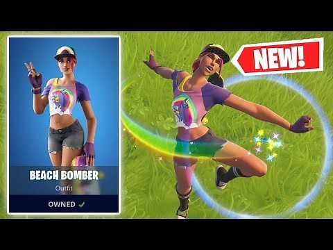 NEW BEACH BOMBER Skin Gameplay in Fortnite!