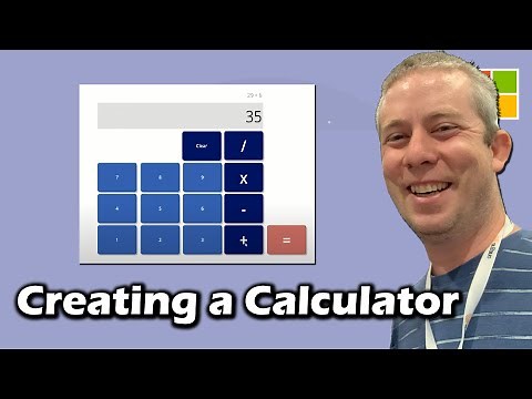 Creating a Calculator from Scratch in a PowerApps Example