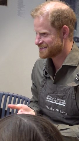 Even Prince Harry couldn’t resist the earthy scent of clay at pottery class