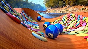 2K views · 12 reactions | Pool Marble Run Race ASMR # 7 ☆ Shoot Some Marble Pool ☆ Creative Healing Sound Machine DIY Build Parte 9 | Marbles Run | Facebook