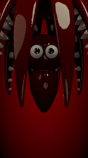 ✪✪✪✪✪✪✪ 𝗩𝗢𝗥𝗔𝗥𝗘𝗣𝗛𝗢𝗕𝗜𝗔 ✪✪✪✪✪✪✪ Fear of being eaten alive or swallowed whole #3danimation #animations #cinema4d #cgi