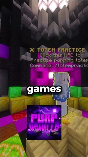 This Minecraft Server is NOT what you think it is... #minecraft #purpvanilla #mc