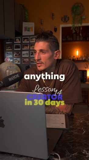 nothing disappears faster than attention taken for granted. Lesson 14 of creator in 30 days - your audience doesn’t owe you. #creatorin30days #menschchef #fyp #learnontiktok