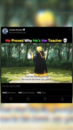 He Provide Why He's The Teacher 💀 |Assassination Classroom | #anime #animeedit #shorts