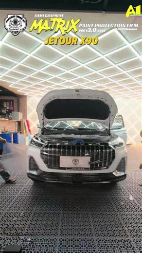 JETOUR X90 ကိုတော့ -SAMI GRAPHENE MATRIX PRO V2.0 PPF 2026 ,8.5mil အထူ -SAMI GRAPHENE GLOSSY MILK (CLEAR COAT) UNDERCOATING -SAMI GRAPHENE AUTOMOTIVE WINDOW FILM -ASWF AMERICAN STANDARD WINDOW FILM AIRBLUE SERIES လုပ်ဆောင်ပေးမှာပါ။ လုပ်ဆောင်ချက် အဆင့်ဆင့်ကို ဆက်လက်ဖော်ပြပေးပါမယ်။ Thank you Boss... SAMI GRAPHENE PPF ( MATRIX PRO V 2.0 )ARMOR FLEXIBLE PAINT PROTECTION FILM 2026 8.5mil Thickness နဲ့ သင့်ရဲ့ ကားကိုလွှမ်းခြုံထားလိုက် တော့...boss SAMI & A1 Co.ltd မှ SAMI GRAPHENE PPF ရဲ့ ဒုတိယမျိုးဆက်