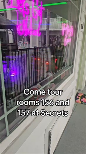 Tour rooms 156 and 157 at @secretshideaway 🩷 . . . . #roomtour #exploremore #ResortVibes #adultvacation #RoomCrawl #ViralReels #🍍 #FloridaTravel #kissimmeefl #secretshideaway | Thathotcoupleinga