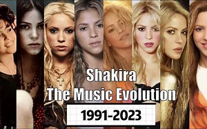 一口气看完狼姐Shakira夏奇拉的所有单曲&MV音乐录像带【1991-2023】