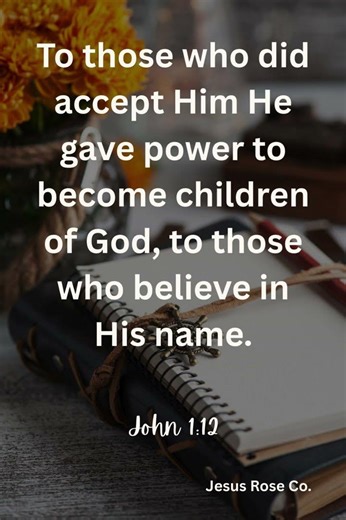 Catholic Bible Study | John 1:12 | Jesus Rose Co.✝️