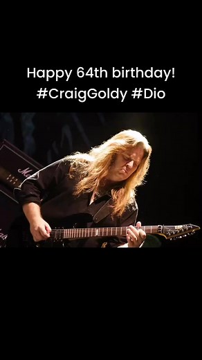 Happy 64th birthday Craig Goldy! #CraigGoldy #Dio | Dave Thomas Radio DJ Presenter