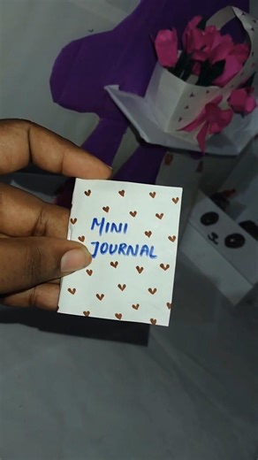 Mini Journal Making 📒✨ Easy DIY Craft Malayalam #shorts