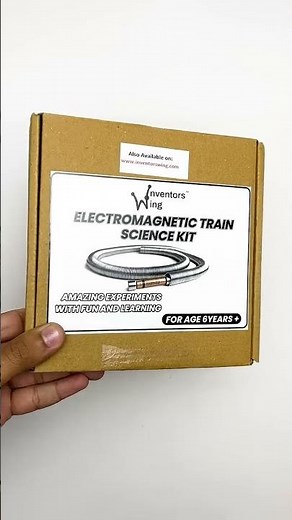 Simplest Electromagnetic Train Science Project | Best Physics Experiment Project for Students