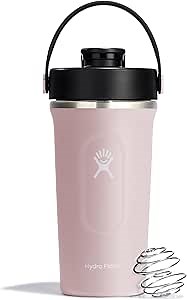 Hydro Flask Shaker Bottle – Insulated Stainless Steel Gym Bottle for Pre Workout & Protein 24 Oz Trillium