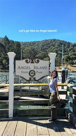 Hiking on Angel Island, San Francisco, Bay Area!! Such a fun experience because I haven’t been back here since a 5th grade field trip. @uptoearth ᨒ ོ ↟ and I did the Sunset trail to Mount Clementine Livermore aka the peak of Angel Island with an elevation of 791 feet. The hike ended up being roughly 6.5 miles for us and we took sunset trail up, north ridge back down except we made a wrong turn and had to backtrack a fair amount. What to know: You will need to take a ferry - it’s $10 there and $1