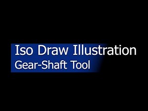 Gear-Shaft Tool-IsoDraw Illustration
