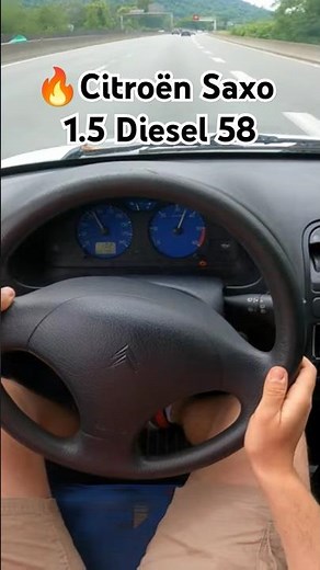 Citroën Saxo 1.5d 57 POV Driving Conduite Test Drive Acceleration