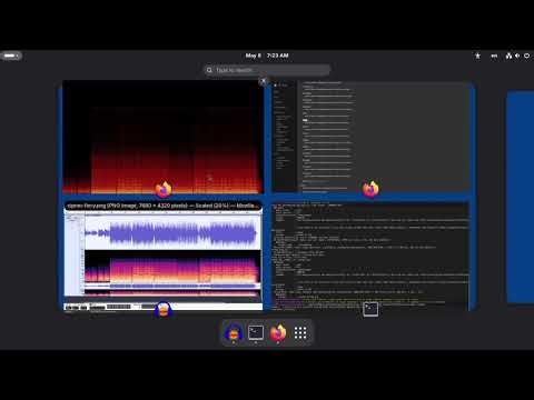 Creating a spectrogram using ffmpeg