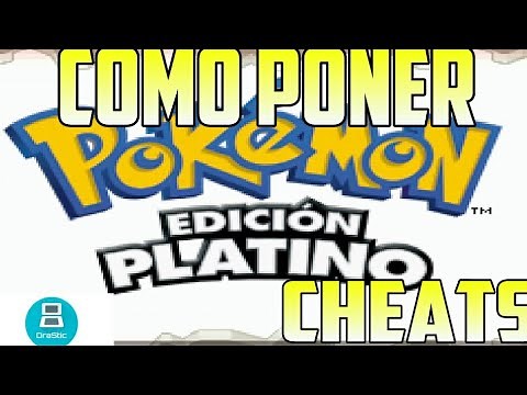 Como poner cheats a pokemon edición platino emulador drastic