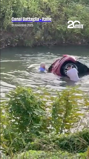 Il sauve un passager d’une voiture submergée