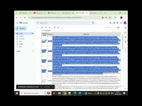 Video 9_7 | FTP → OIC → Oracle ERP | Testing for Error Notification Table Format in OIC