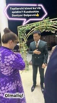 Olmaliqda Kusdoshimiz Donyor Goipov ko’rishib qoldik👍🔥 #kelinsalom #toy #rek #olmaliq