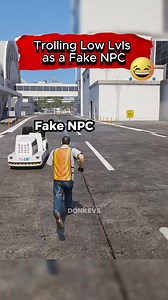 Trolling Low Lvls as a Fake NPC 😂 #games #gaming #onlinegaming #gamenight #gtaviral #gtaonline #gta5online #gtacars #gta5 #reelsfbシ #GTAOnline #gta #GTARP #gtasanandreas #gta5clips #gamingcommunity | DonKevs