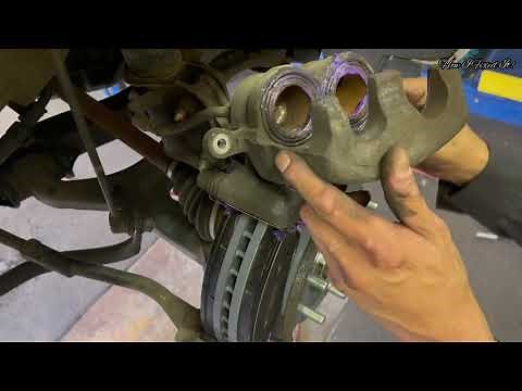How To Kia Wheel Hub Replacement/Kia Front Brake Pads And Rotors Replacement