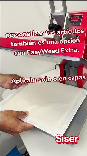 Easyweed Extra de Siser, tu solución para personalizar tus prendas de nylon como rompevientos y más