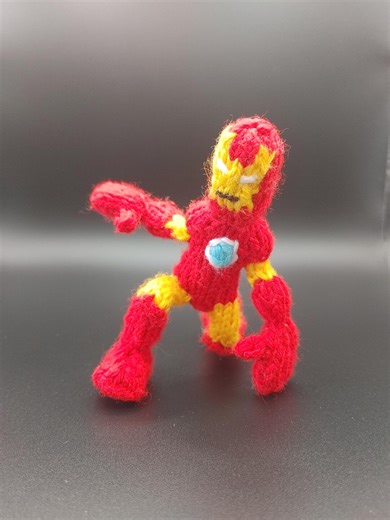 Iron Man Knitting Pattern Amigurumi – Poseable Knit Superhero Toy (PDF Tutorial) - Etsy