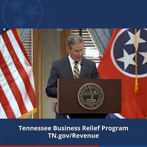 8.9K views · 139 reactions | 28,000+ small businesses across the state are expected to qualify for the Tennessee Business Relief Program, a $200 million economic relief package for those facing the costly impact of COVID-19. Learn more at TN.gov/Revenue. | Gov. Bill Lee | Facebook