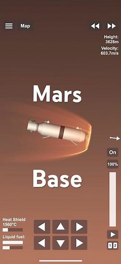 Mars base mission #sfs #spaceflightsimulator #space #mars
