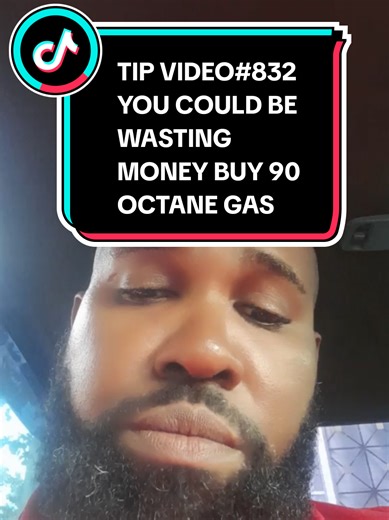 TIP VIDEO #832. PREMIUM GAS IS NOT NEEDED FOR MOST CARS. STOP WASTING MONEY. #AUTOMOTIVE #fuel #gas #octane