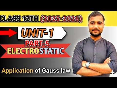 Class 12 Physics | Electrostatics | Application of Gauss Law (2025-26)