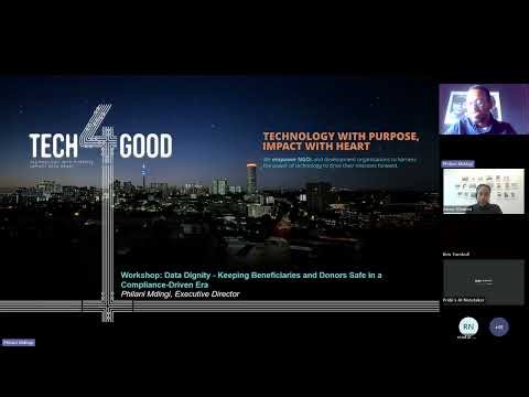 forgood Masterclass Data Dignity Keeping beneficiaries and donors safe in a compliance driven era